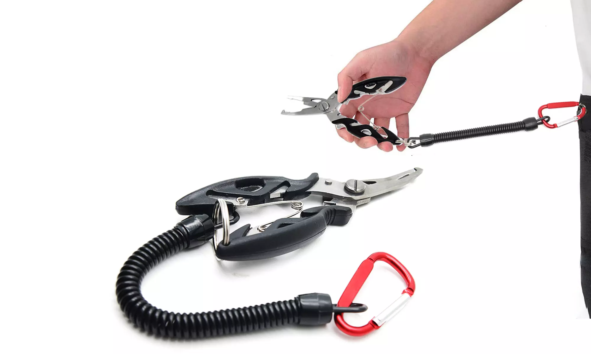 Portable Fishing Pliers Scissors Line Cutter Hook Tackle Accessories Sports Tool - Primary Image
