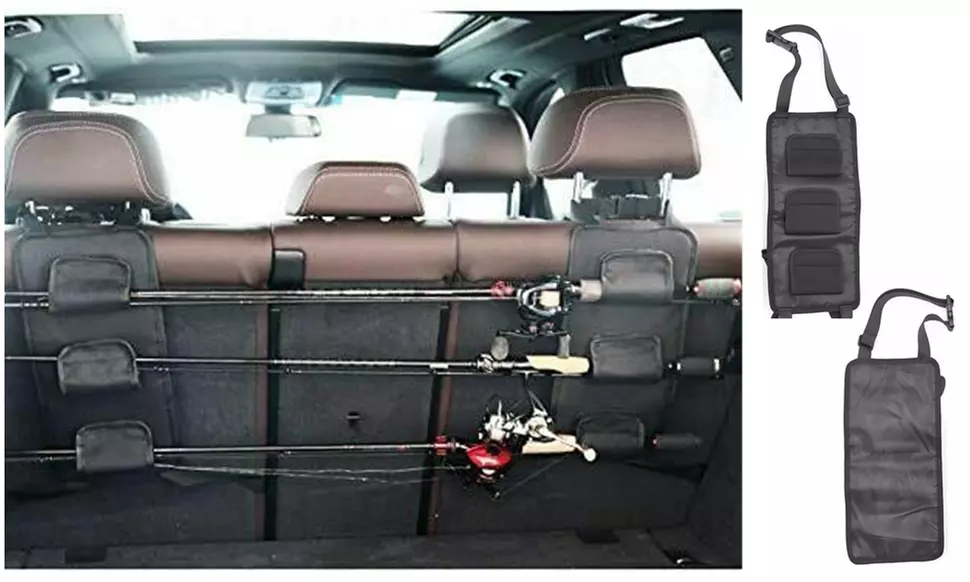 Fishing Rod Rest Holder Car Carrier Vehicle Backseat Rod Rack Poles Storage - Second Medium