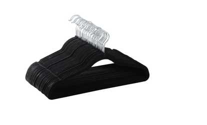 Cloth Hanger Thin Non-Slip Velvet Clothing hanger Set 100 Pack