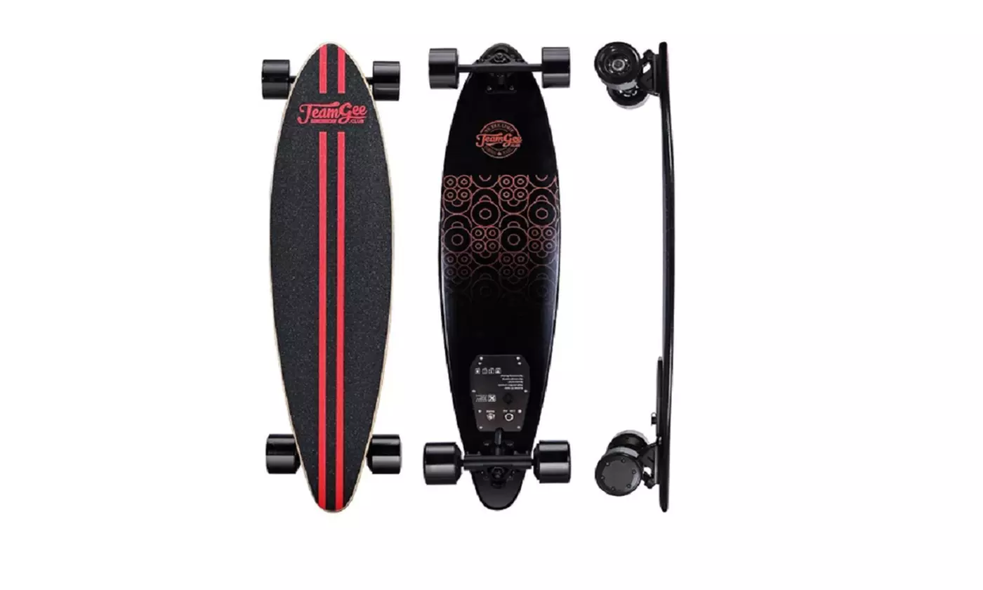 H6 Premium Classic Pintail Electric Skateboard with Remote Control By Teamgee - Primary Image