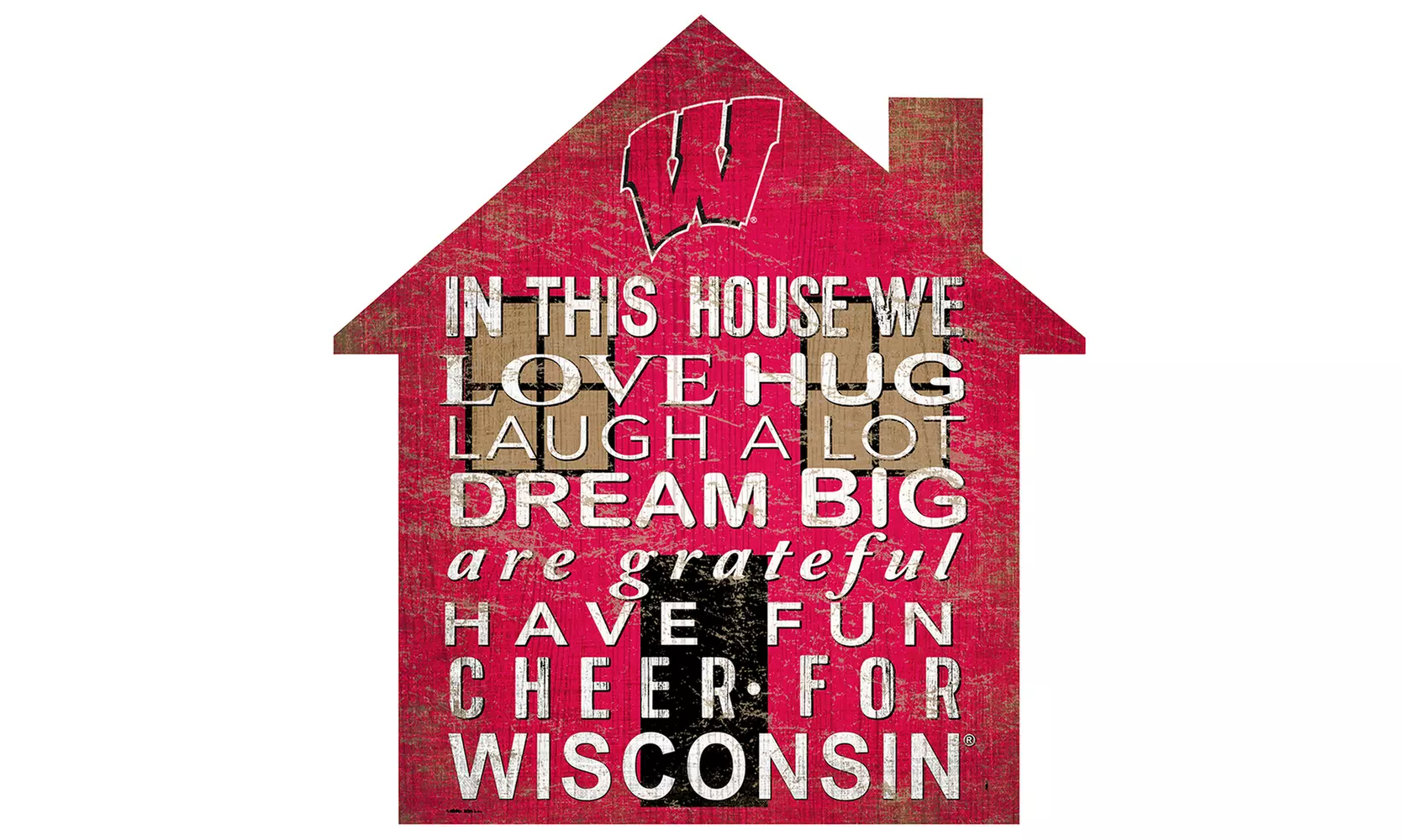 Fan Creations NCAA House Sign  - Second Medium