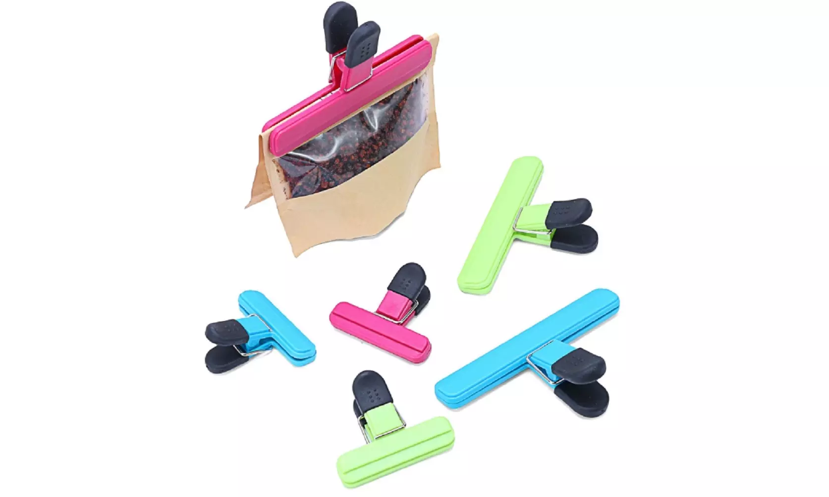 6 Pcs Chip Bag Clips Bag Clips Kitchen Clips Chip Bag Sealing Clips for Food Bag