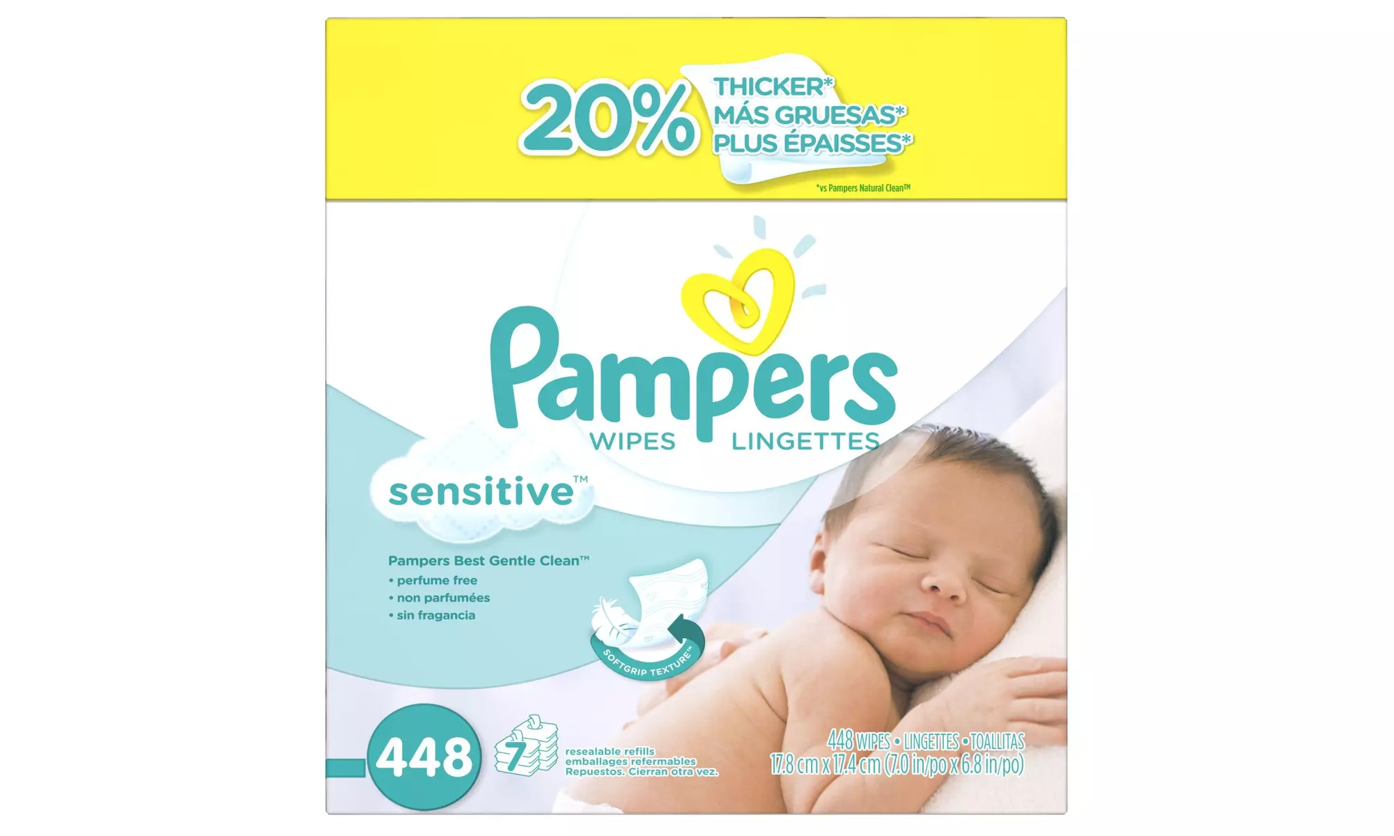 Pampers Baby Wipes Sensitive - Primary Image