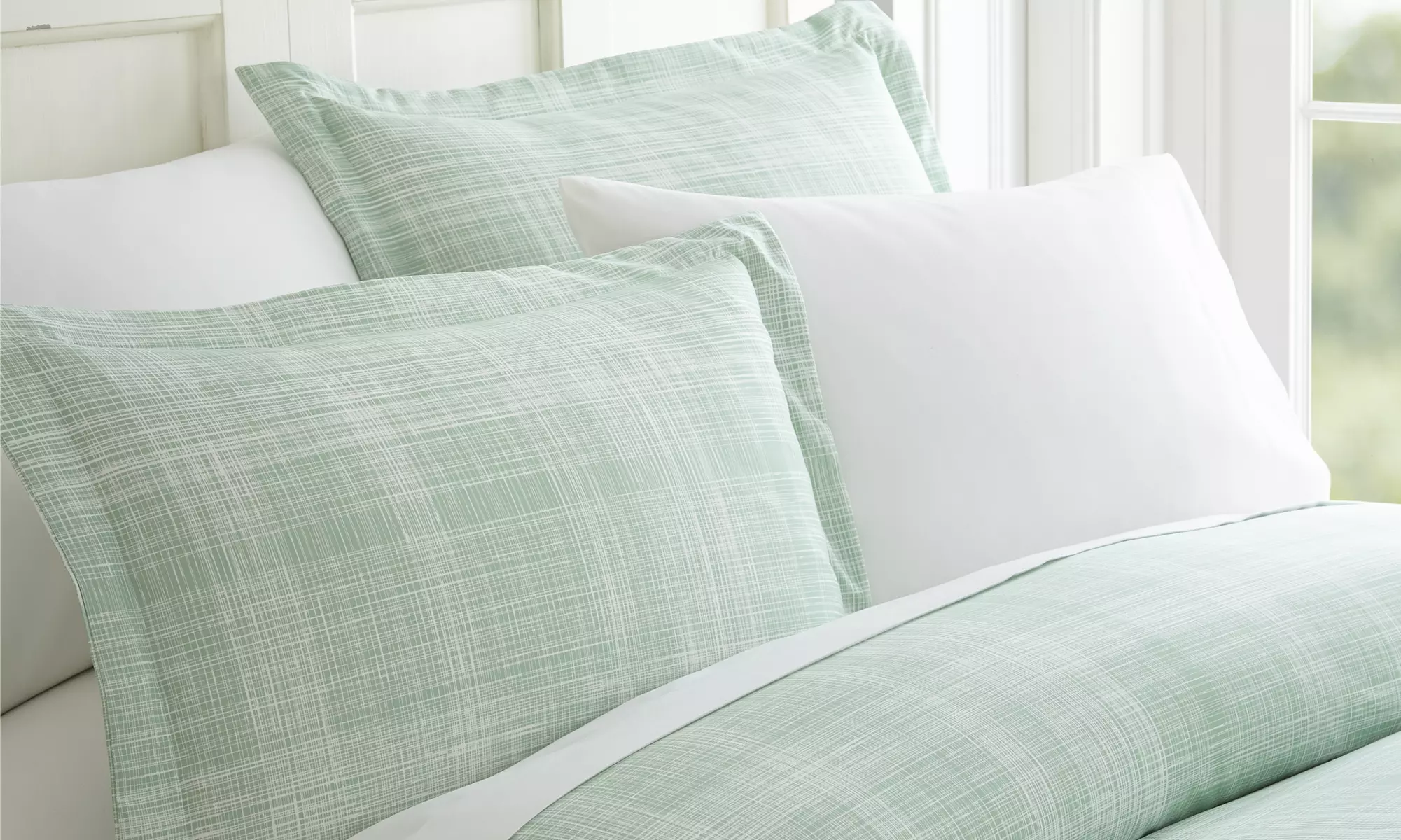 Merit Linens Premium 3 Piece Pattern Duvet Cover Set 