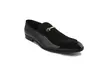 Gino Vitale Velvet and Patent Leather Slip-On Dress Loafer - Second Medium