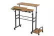 Adjustable Sit-Stand Mobile Standing Desk Stand Up Computer Desk for Home Office - Second Medium
