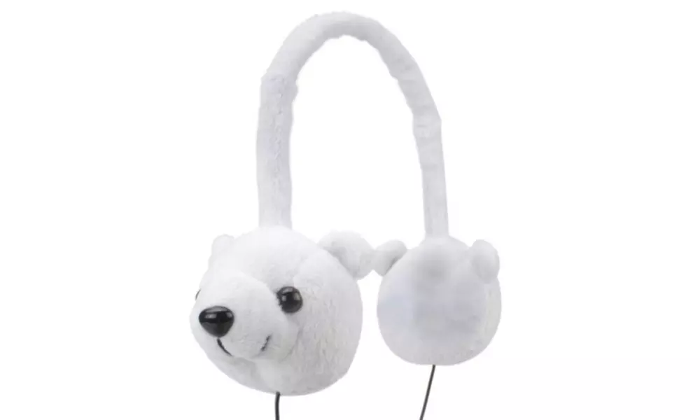 GOgroove Groove Pal KDZ Over-Ear Polar Bear Headphones - Primary Image