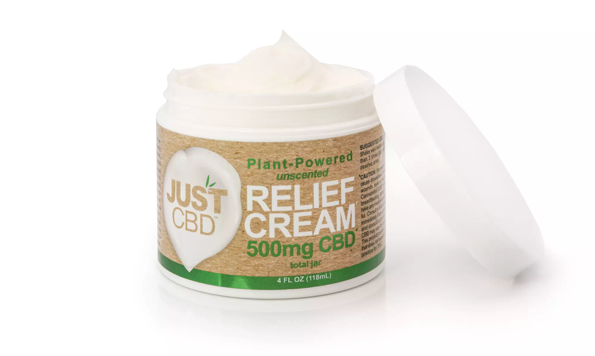 JustCBD CBD Pain Relief Cream (250mg or 500mg) - Second Medium