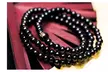Fashion Sandalwood Buddhist Meditation 108 Prayer Beads Bracelet Black - Second Medium