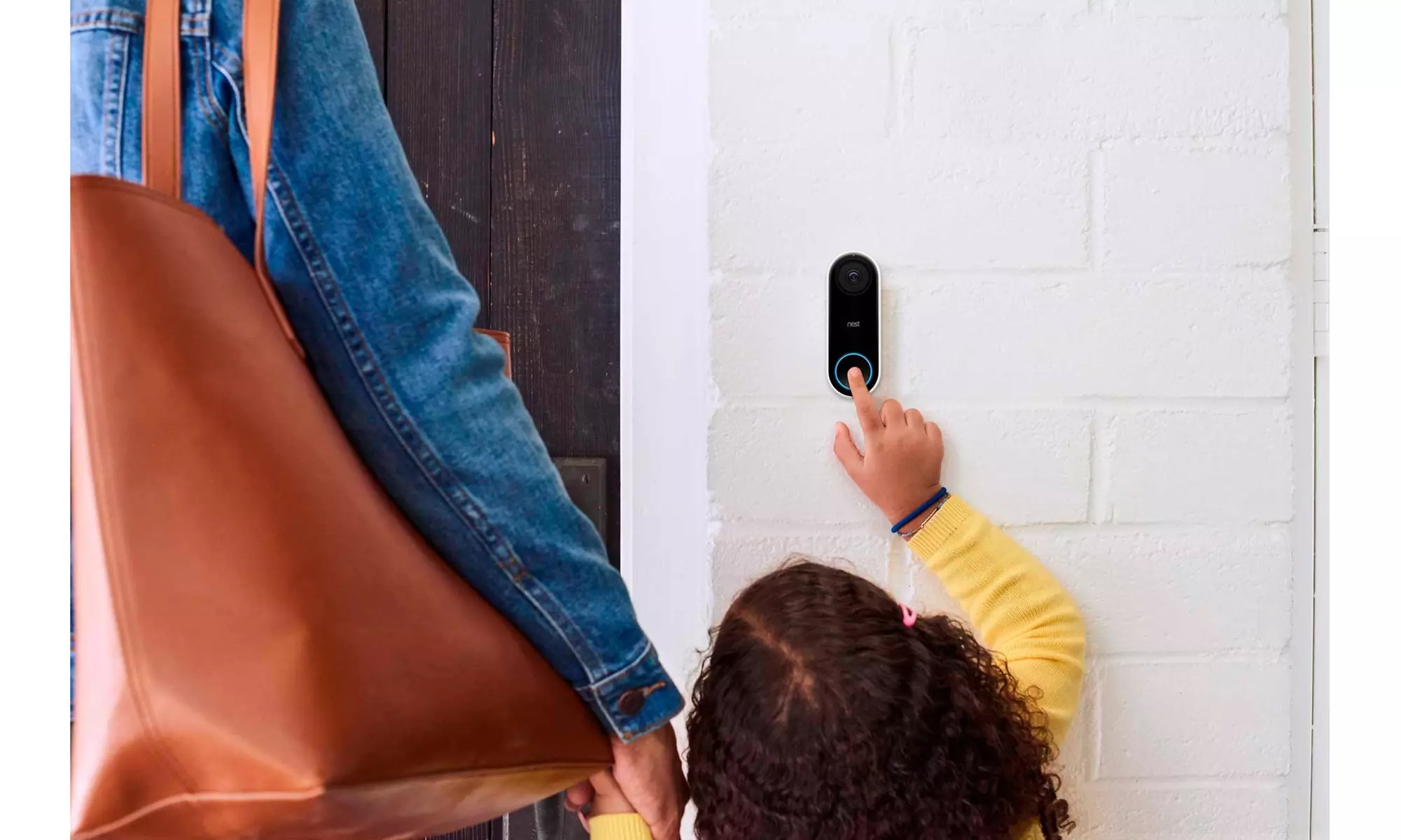 Nest Hello Doorbell (Wired) Smart Wi-Fi Video Doorbell - Second Medium