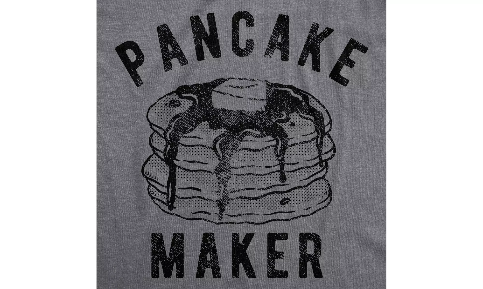 Mens Pancake Maker Tshirt Funny Breakfast Food Syrup Cute Morning Novelty Tee - Second Medium