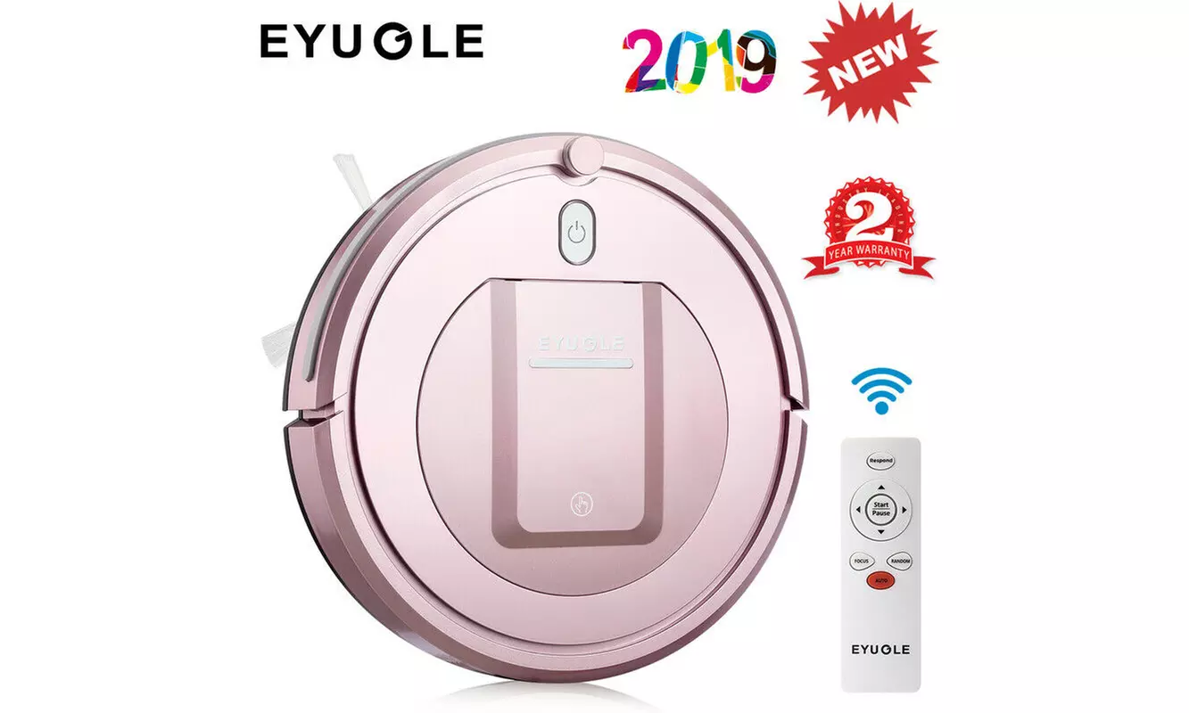 Eyugle Smart Robotic Vacuum Cleaner Automatic Sweeping Cleaning Machine Remote - Primary Image