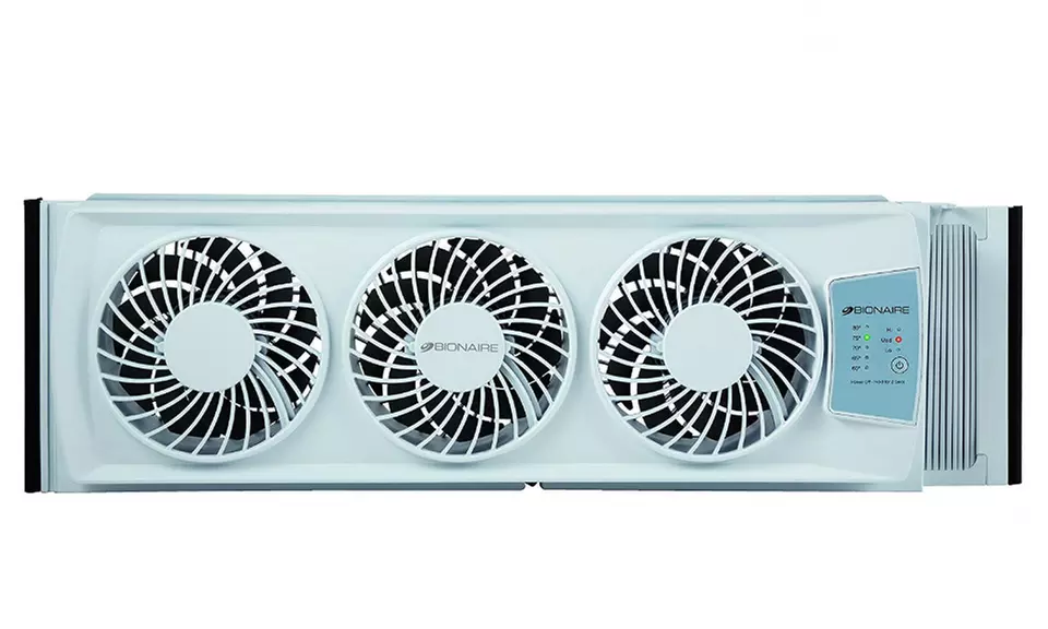 Holmes Group Bionaire Thin Window Fan with Manual Controls - Primary Image