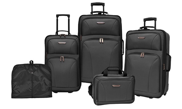 Travelers choice 5 piece hotsell luggage set