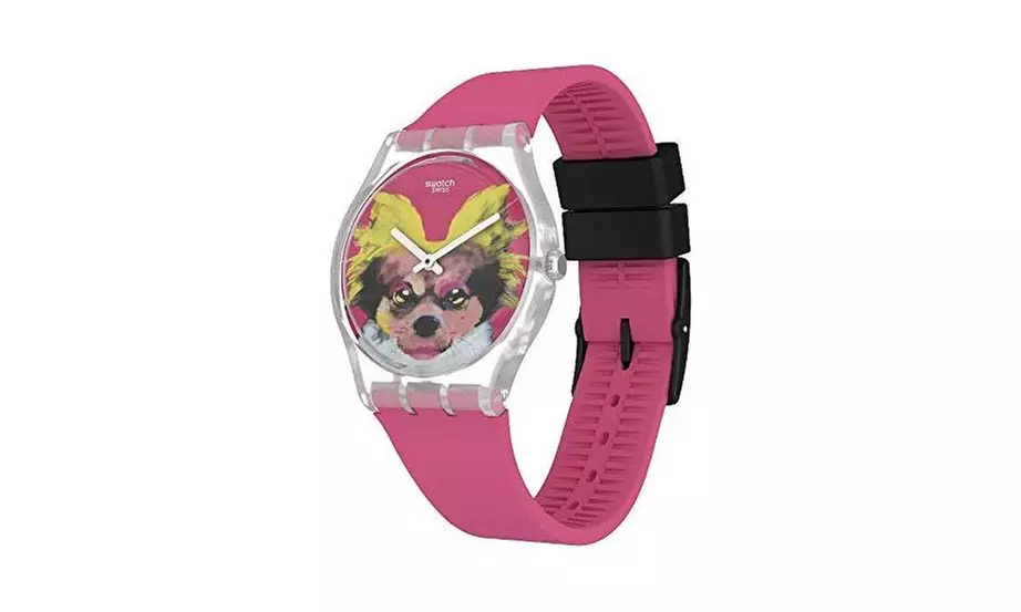 Swatch PINKAPIPPA Ladies Watch GE267 - Second Medium