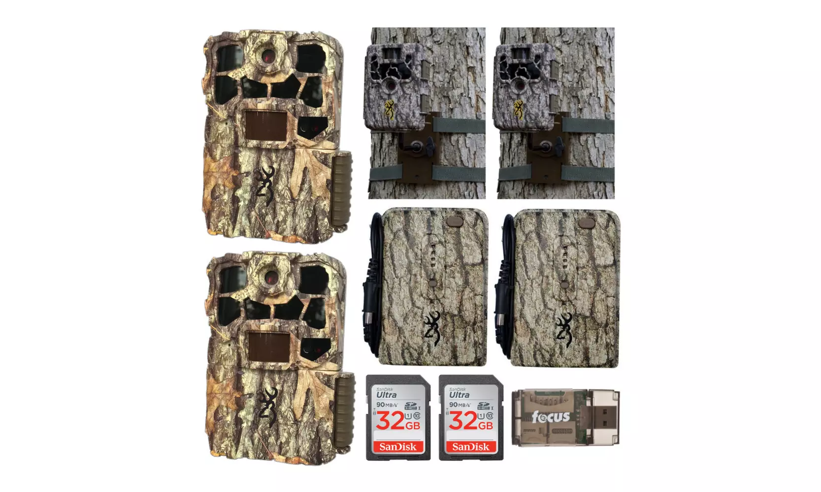 Browning Trail Cameras Recon Force 4K Edge Trail Camera Essentials Bundle 2 Pack - Primary Image