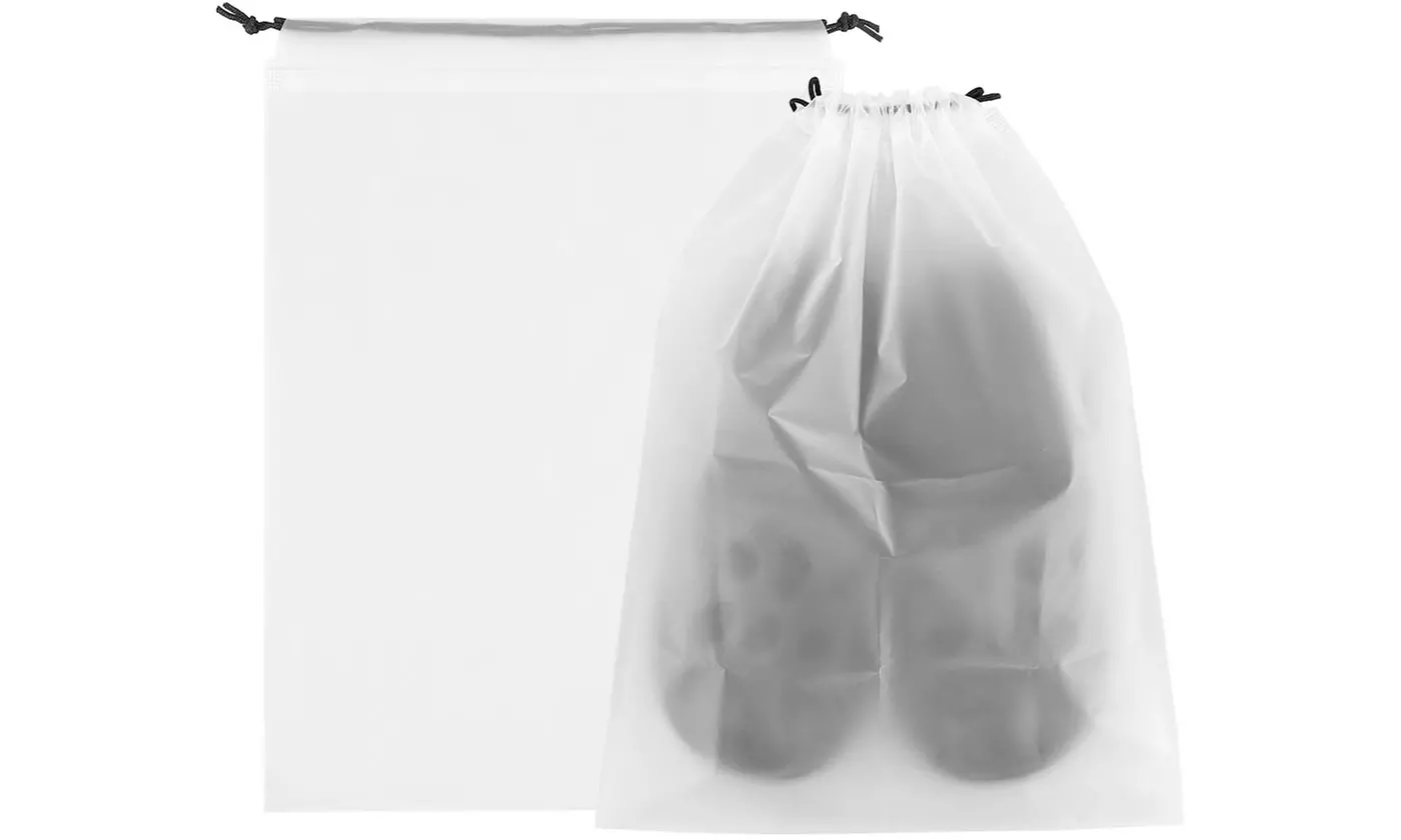 Packing Shoe Bags for Travel Large Drawstring Shoes Organizer Storage Pouch