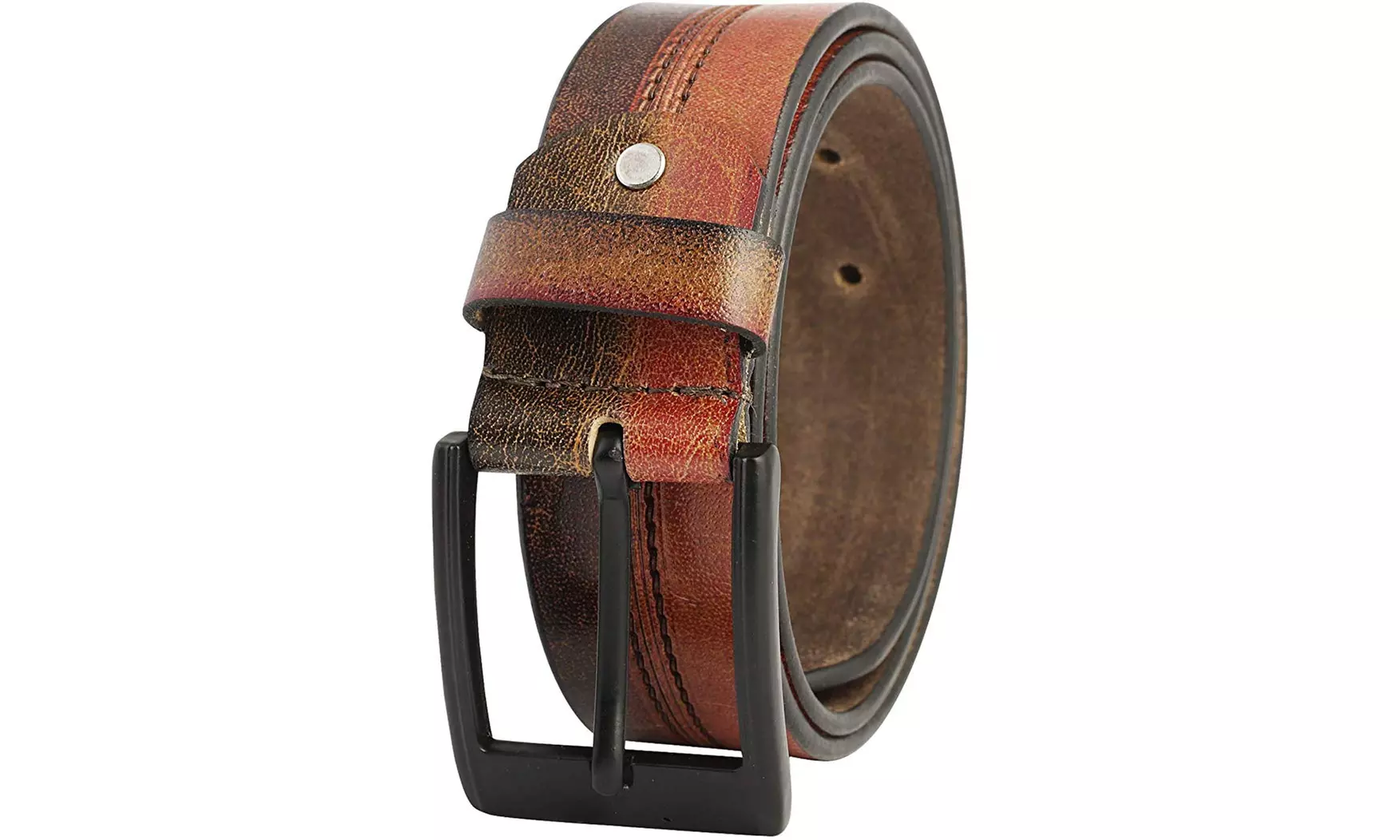 Formal and Casual Use Brown color Genuine Leather belt for Mens - Primary Image