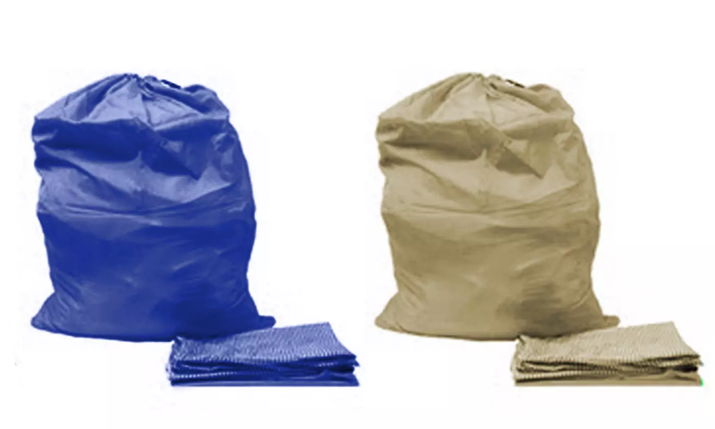 Large 30 X 40 Laundry Bag with Cord in Assorted Colors Patterns - Second Medium