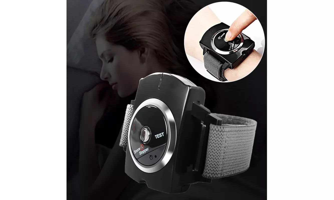Anti-Snore Wristband Snore Stopper Sleep Connection Device Snoring - Primary Image