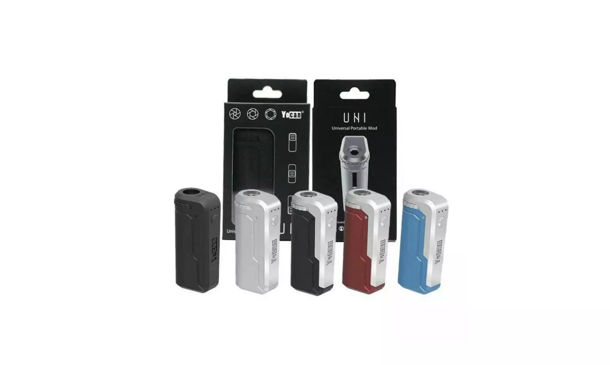 Yocan UNI Box Mod Vape Battery W/ Adjustable Sizing Micro USB Charging  - Primary Image