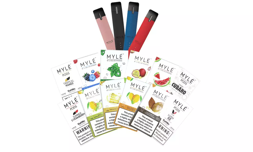 Myle Vaporizer Vape Pods (1 Pack or 5 Packs - 4 Pods Per Pack) - Primary Image