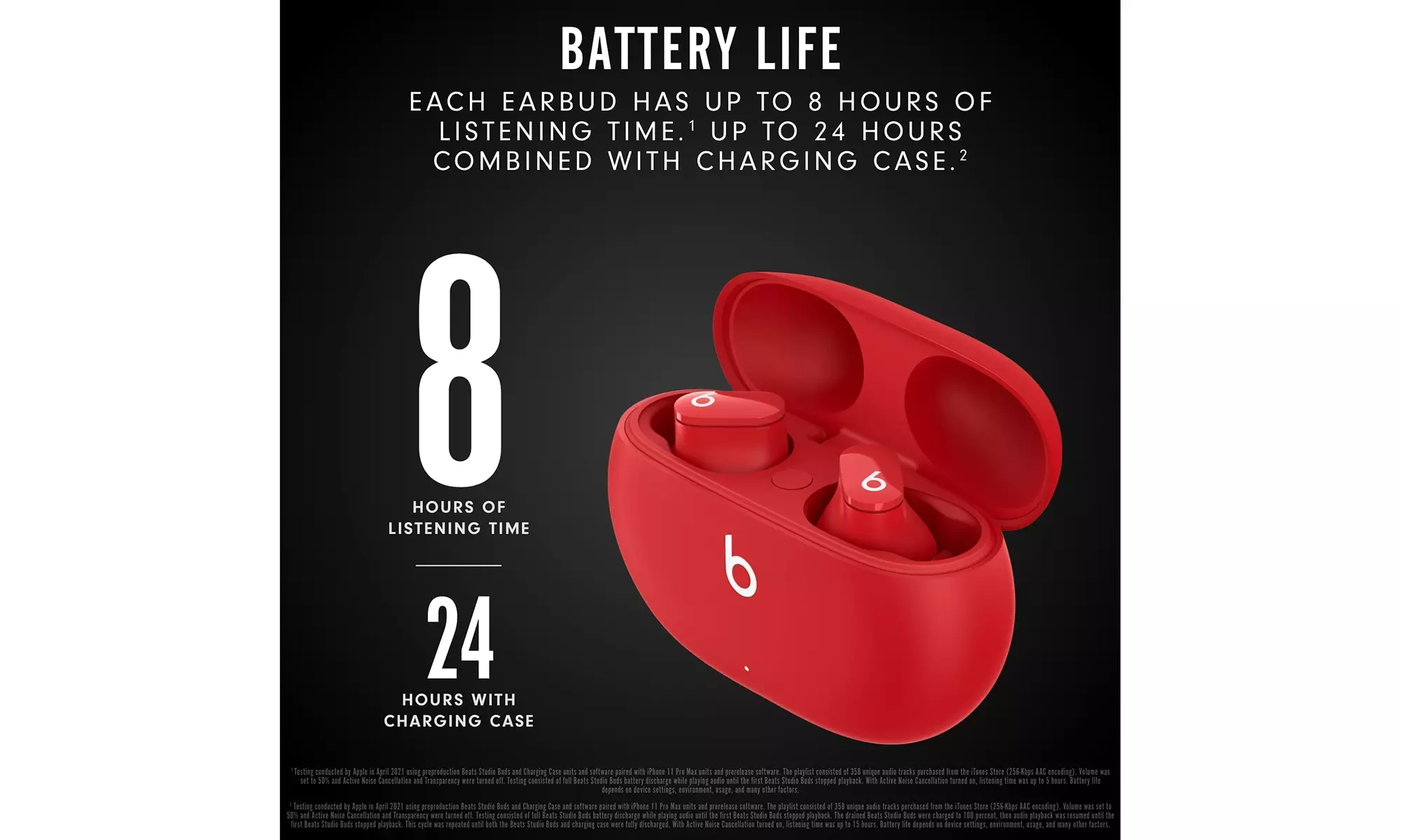 Beats Studio Buds Totally Wireless Noise Cancelling Earphones - Second Medium