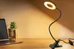 Clip On Desk Lamp LED Flexible Arm USB Dimmable Study Reading Table Night Light - Second Medium