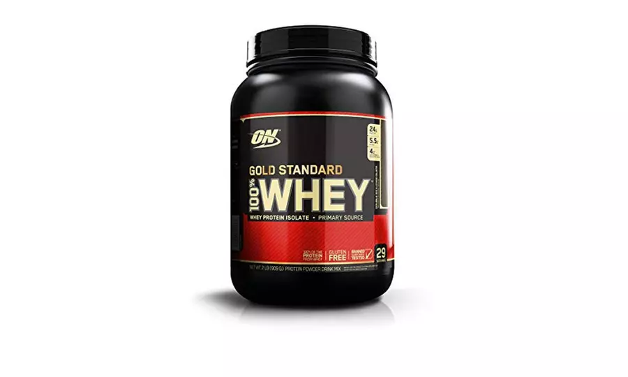 GOLD STANDARD 100% Whey Protein Powder Double Rich Chocolate 2 Pound - Primary Image