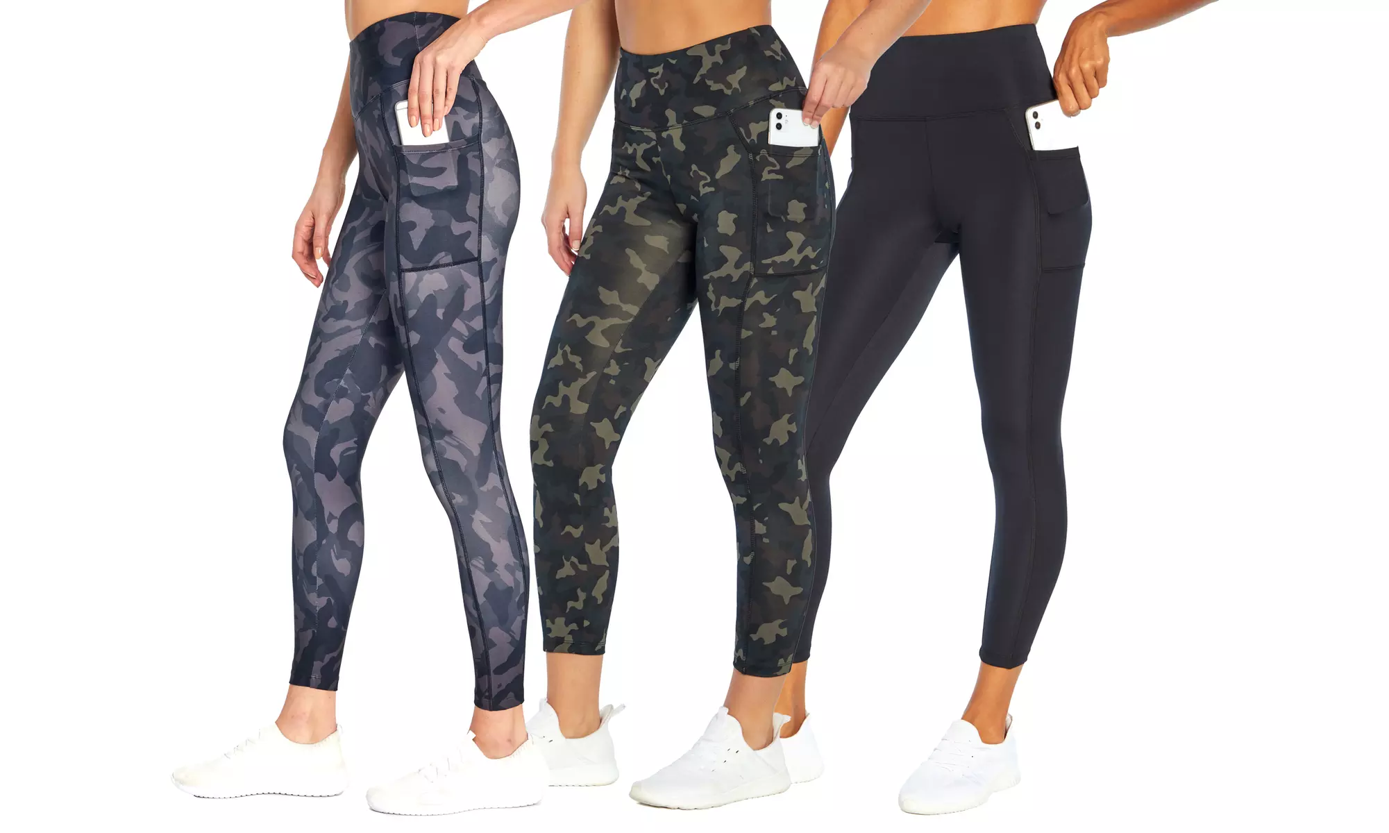 Bally Total Fitness High Rise Pocket Ankle Leggings 25" - Primary Image