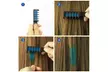6 Colors Mini Disposable Temporary Hair Dye Comb Home Salon Hair Dyeing Tool - Second Medium