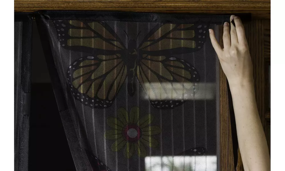 Imperial Home Magnetic Mesh Heavy-Duty Screen Door