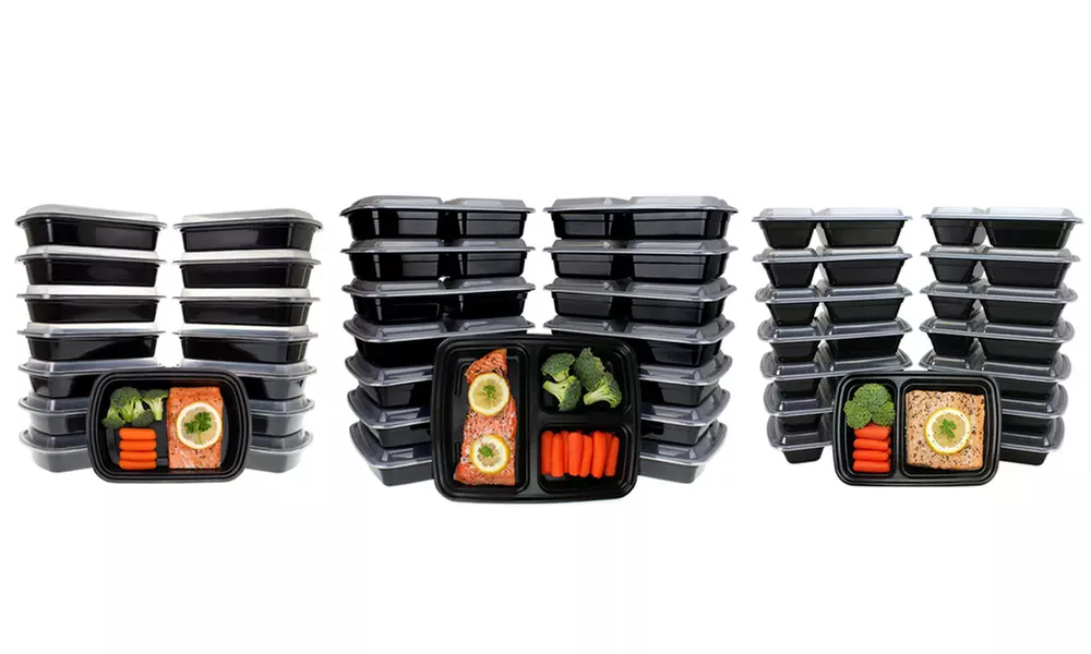 Meal Prep Containers & Lunch Box Sets with Lids (30 or 300-Piece Set) - Primary Image