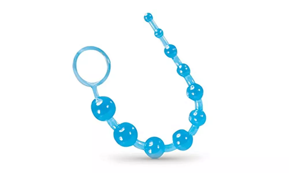 Flexible Jelly 10 Bead Vaginal and Anal Beads - Primary Image