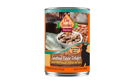 Chef Scoochie S Recipe Cat Food In A Savory Gravy - 12 Pack 14 Oz High Fructose Corn Syrup Free