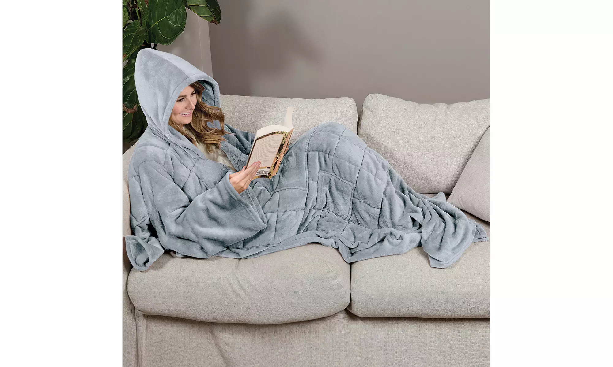 Wearable Weighted Snuggle Blanket - Primary Image