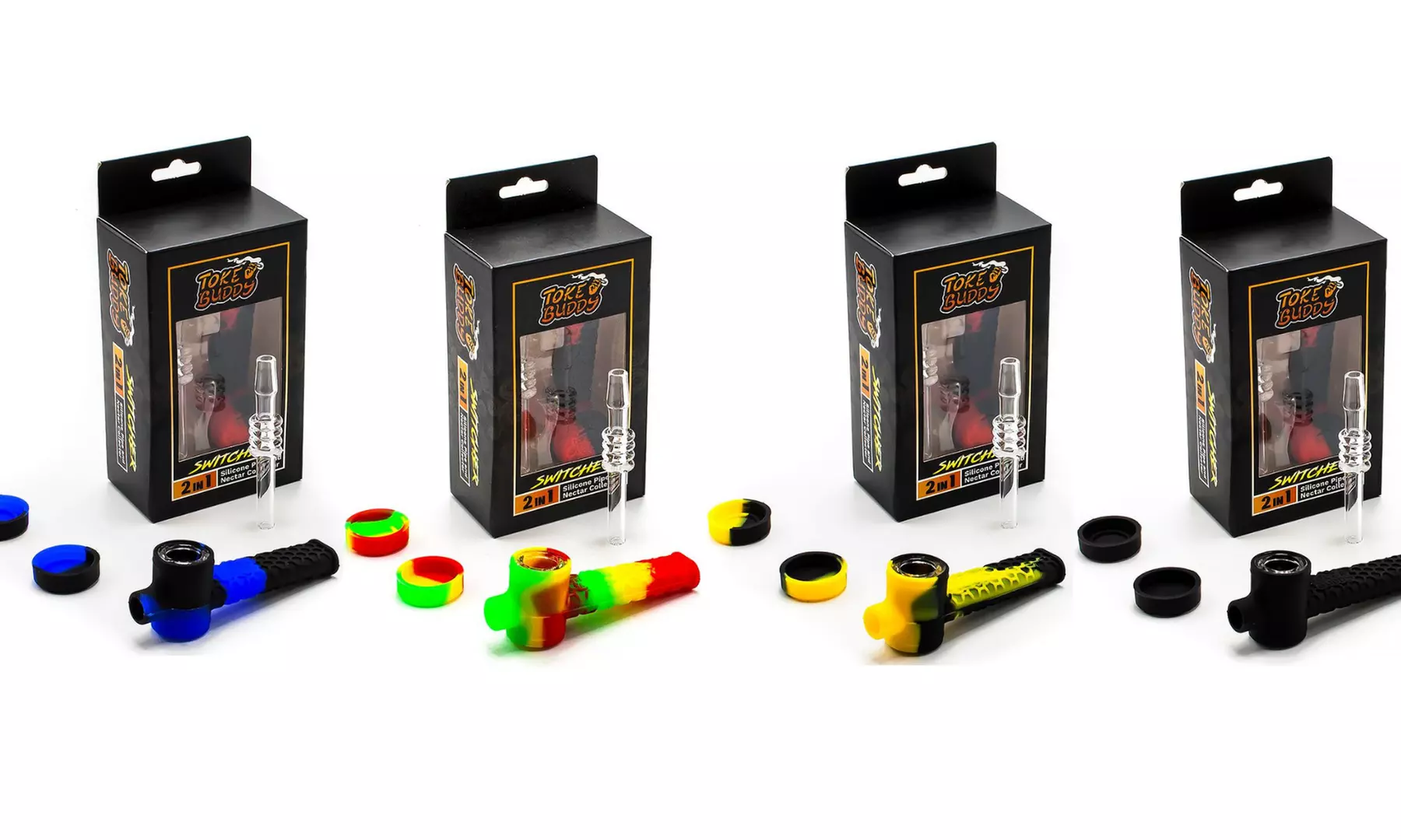Toke Buddy Switcher 2-in-1 Silicone Hand Pipe - Primary Image