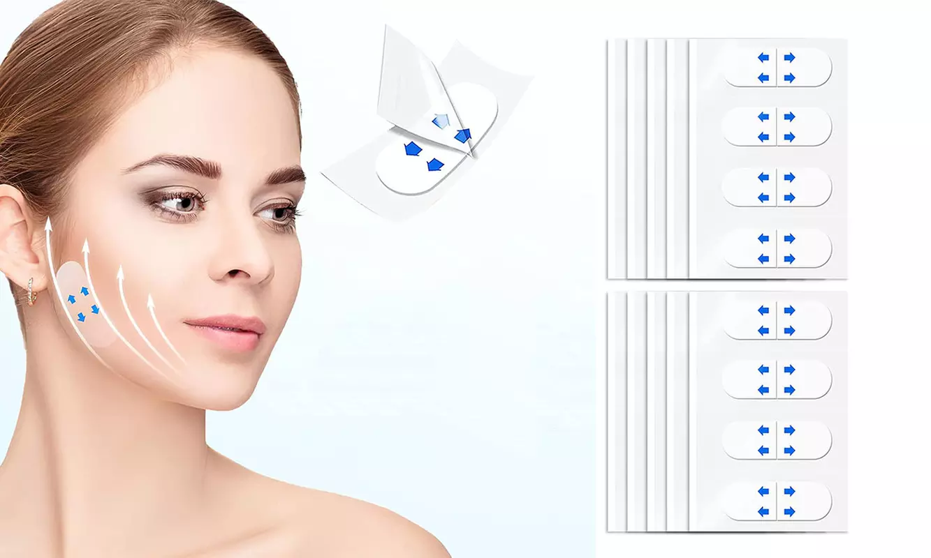 Instant Face Lift V-shaped Double Chin Wrinkles Lift Face Tape Wrinkle Patches - Primary Image