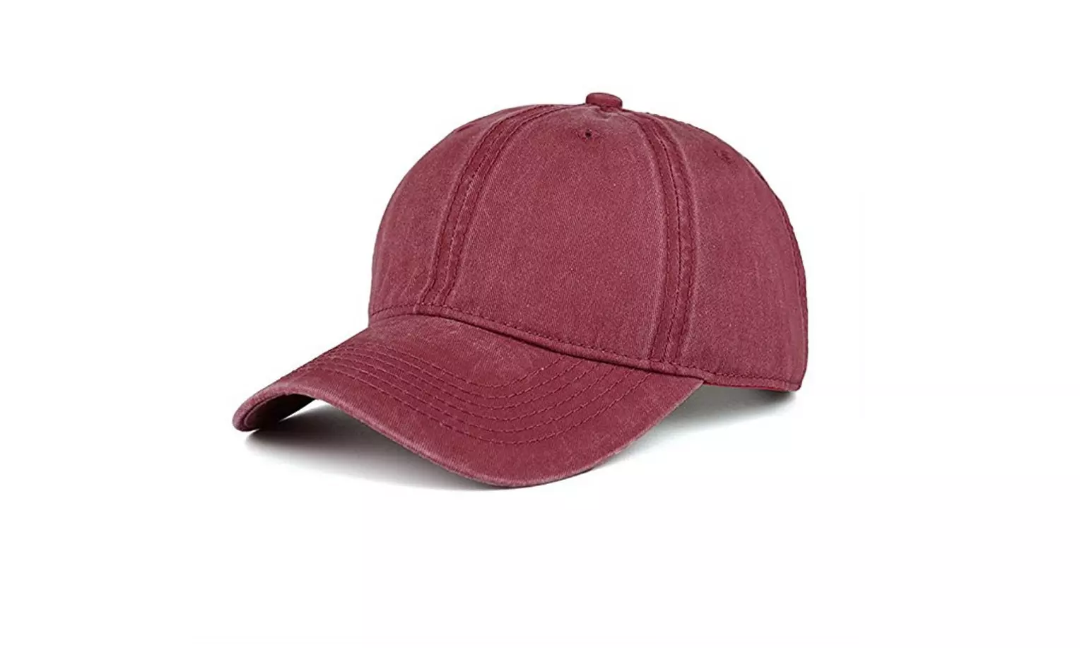 Solid Distressed Vintage Cotton Polo Style Baseball Cap Hat 100%Cotton