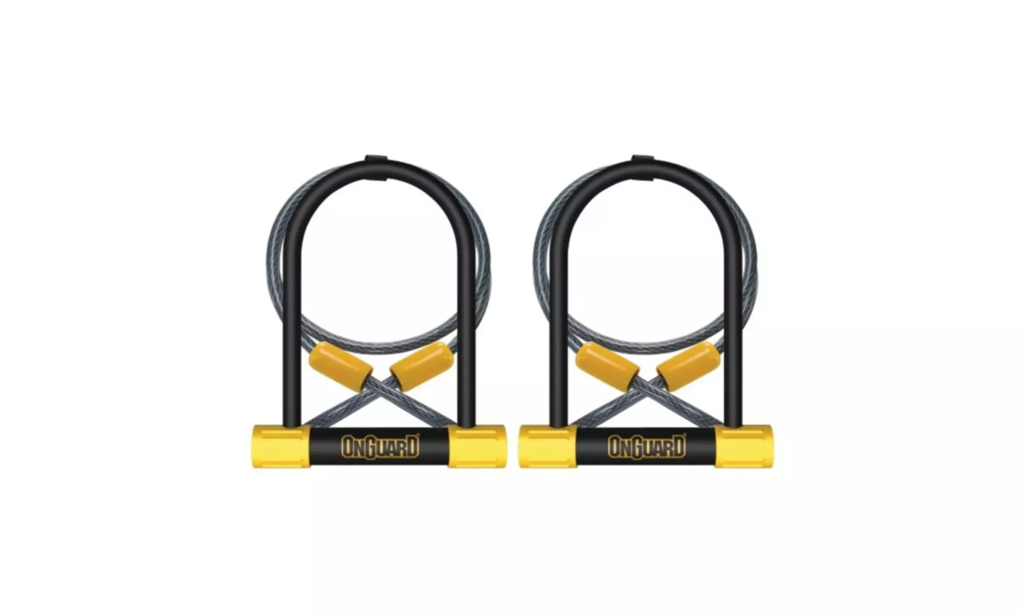 OnGuard Bulldog DT Bike U-Lock with 4-Foot Cinch Loop Cable (2-Pack) - Primary Image