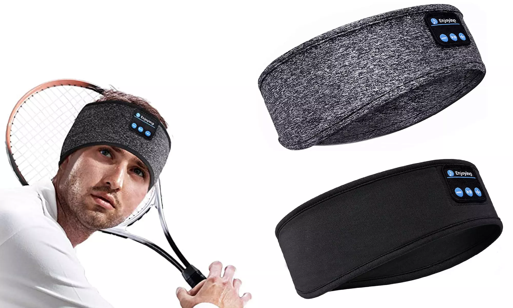 Wireless Bluetooth Stereo Headband Headphones Sleep Headphones Headband