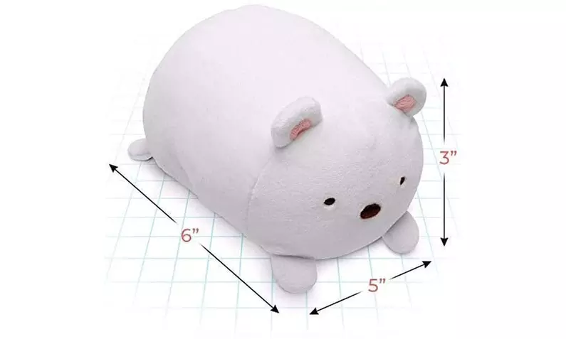 HAKOL Plush Polar Bear Squishy Stuffed Toy  - Second Medium