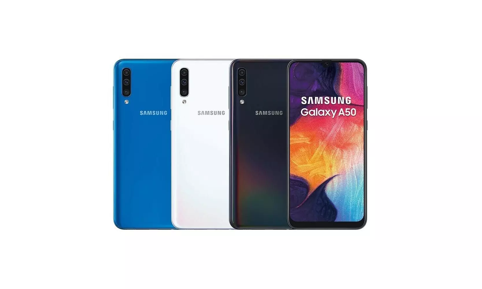 Samsung Galaxy A50 A505G/DS 128GB 6.4" AMOLED Triple Camera GSM Unlocked Phone  - Primary Image