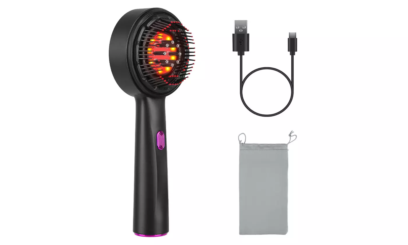 iMounTEK 3-in-1 Red Light Scalp Massager and Hair Oil Applicator Massage Comb