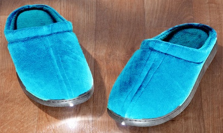 bright feet lighted slippers for adults