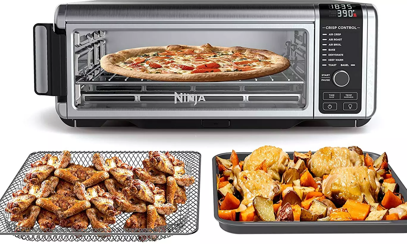 Ninja SP101 Foodi 8-in-1 Digital Air Fry, Large Toaster Oven(Silver)-Refurbished - Primary Image