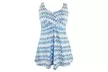 Plus Size Zig Zag Print Tankini Swimsuit Dress - Second Medium