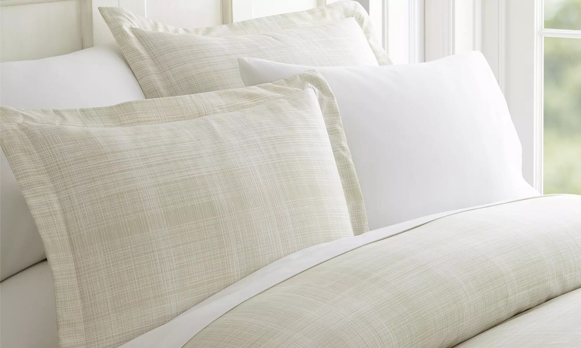 Merit Linens Premium 3 Piece Pattern Duvet Cover Set 