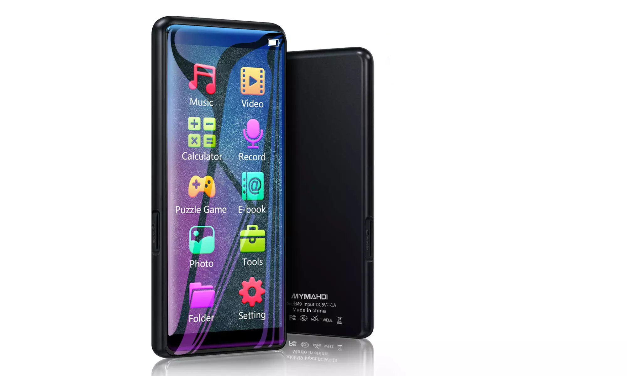 MYMAHDI MP3 Player, High Resolution and Full Touch Screen - Primary Image