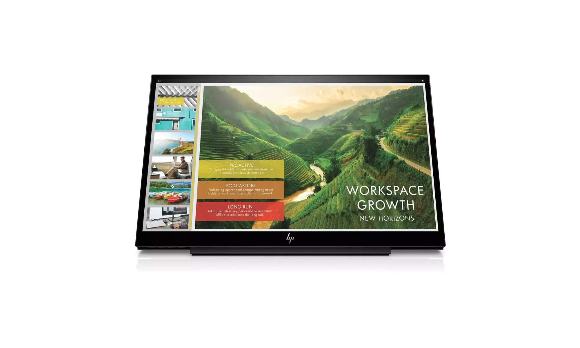 HP EliteDisplay S14 14-Inch Full HD IPS USB-C Portable Display (Black) - Primary Image